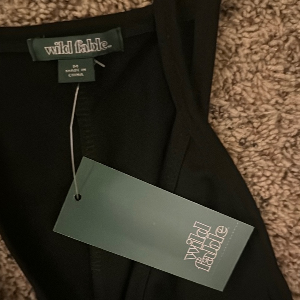 Black Jumpsuit Romper - Picture 2 of 2